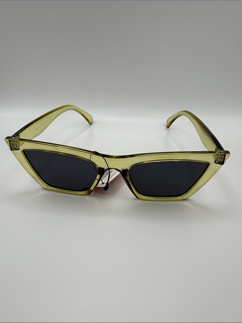 Retro Cat-Eye Olive Green Women's Sunglasses